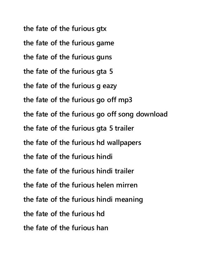 The fate and the furious full album mp3 download
